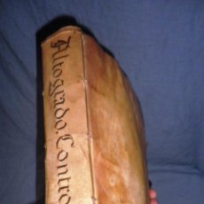 Libros antiguos: CONTROVERSIAE FORENSES - AÑO 1701 - J.ALTOGRADI - MONUMENTAL PERGAMINO.