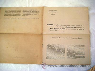 Libros antiguos: INFORME ACERCA DEL ESTABLECIMIENTO DE ZONAS NEUTRALES Y CREACI&Oacute;N DE BANCO NACIONAL DE CR&Eacute;DITO. 1914