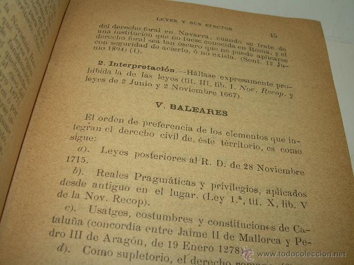 Libros antiguos: LIBRO...DERECHO FORAL.....A&Ntilde;O 1.903. - Foto 4