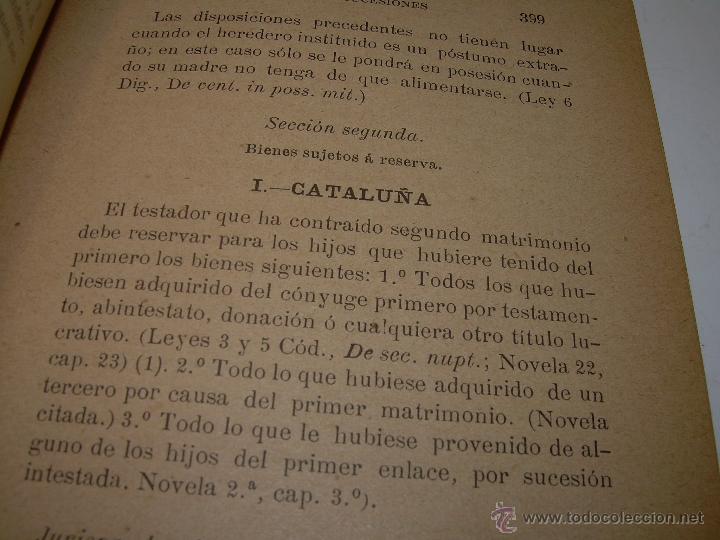 Libros antiguos: LIBRO...DERECHO FORAL.....A&Ntilde;O 1.903. - Foto 8