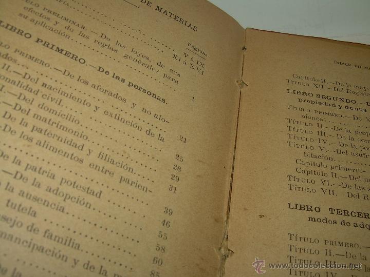 Libros antiguos: LIBRO...DERECHO FORAL.....A&Ntilde;O 1.903. - Foto 10