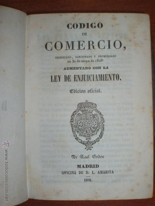 codigo de comercio edicion oficial de real orde Comprar