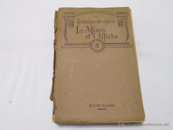 Libros antiguos: LES AFFAIRES ET L'AFFICHE (tomo viii) - DERMEE, PAUL Y COURMONT, EUGENE - 1922
