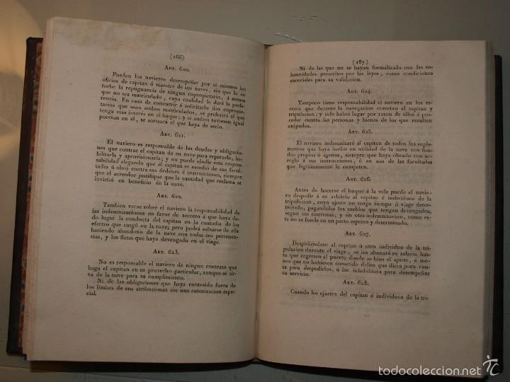 Libros antiguos: C&oacute;digo de Comercio. Madrid 1829. Edici&oacute;n Oficial. - Foto 3