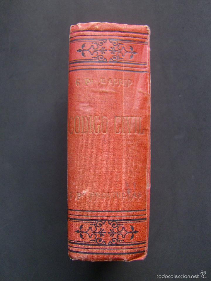 Libros antiguos: CODIGO CIVIL Y SUS COMPLEMENTOS 1891 - Foto 2