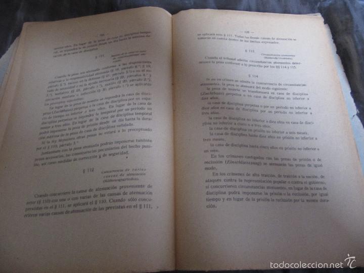 Libros antiguos: EL PROYECTO DE CODIGO PENAL ALEMAN DE 1929 - Foto 7