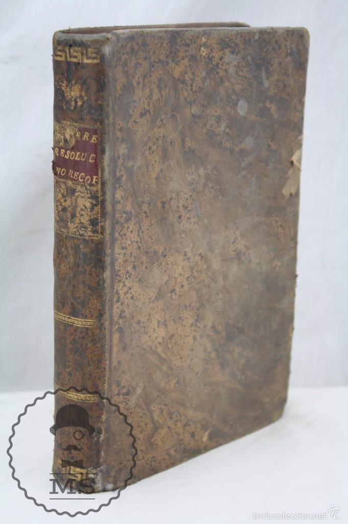 Libri antichi: Antiguo Libro - Prontuario Alfab&eacute;tico y Cronol&oacute;gico por Orden de las... Tomo 3 - Imp Ram&oacute;n Ruiz,1804