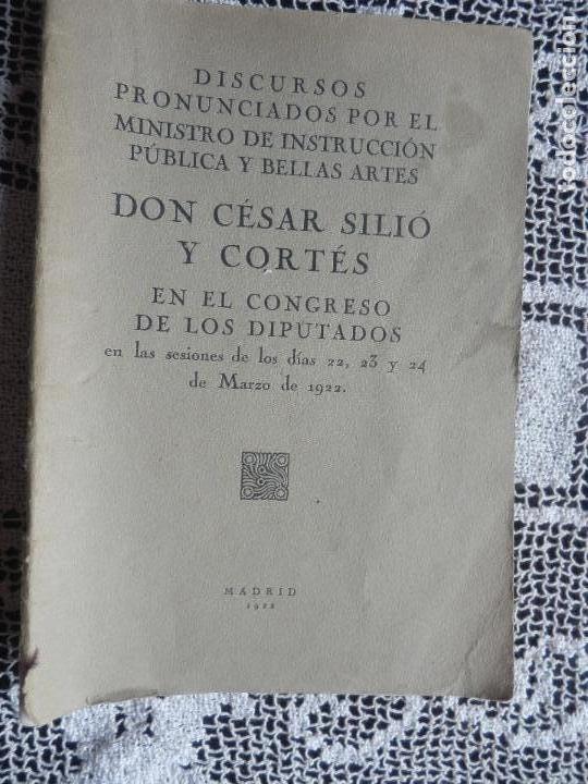 Libros antiguos: LIBRETO CON DISCURSOS - Foto 1