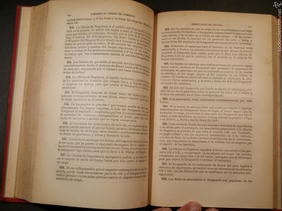 Libros antiguos: C&Oacute;DIGO DE COMERCIO DE LA REP&Uacute;BLICA ARGENTINA 1884 - Foto 4