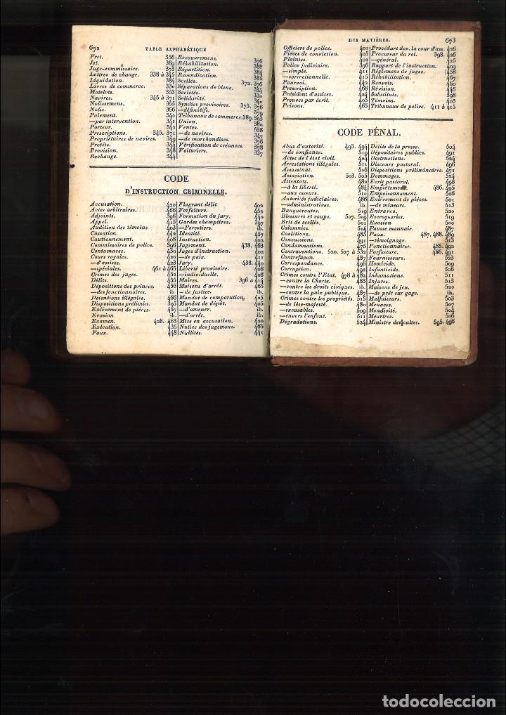 Libros antiguos: LES SEPT CODES, NOUVELLE &Eacute;DITION. - Foto 5