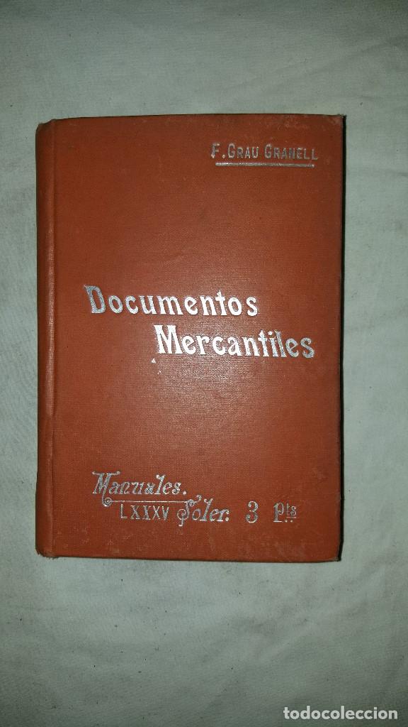 Libros antiguos: DOCUMENTOS MERCANTILES - MANUALES SOLER - Foto 1