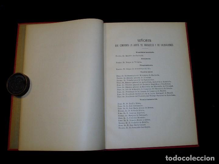Libros antiguos: Tabla de Valores para Import- Export. 1897 - Foto 3