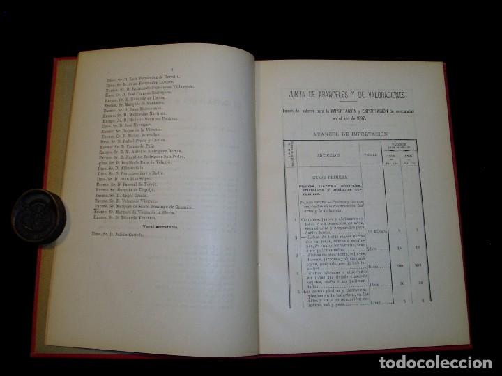 Libros antiguos: Tabla de Valores para Import- Export. 1897 - Foto 4