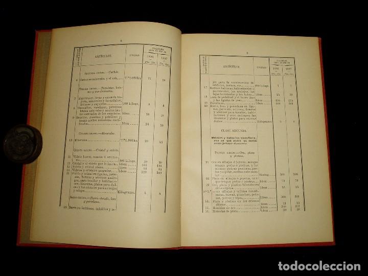 Libros antiguos: Tabla de Valores para Import- Export. 1897 - Foto 5