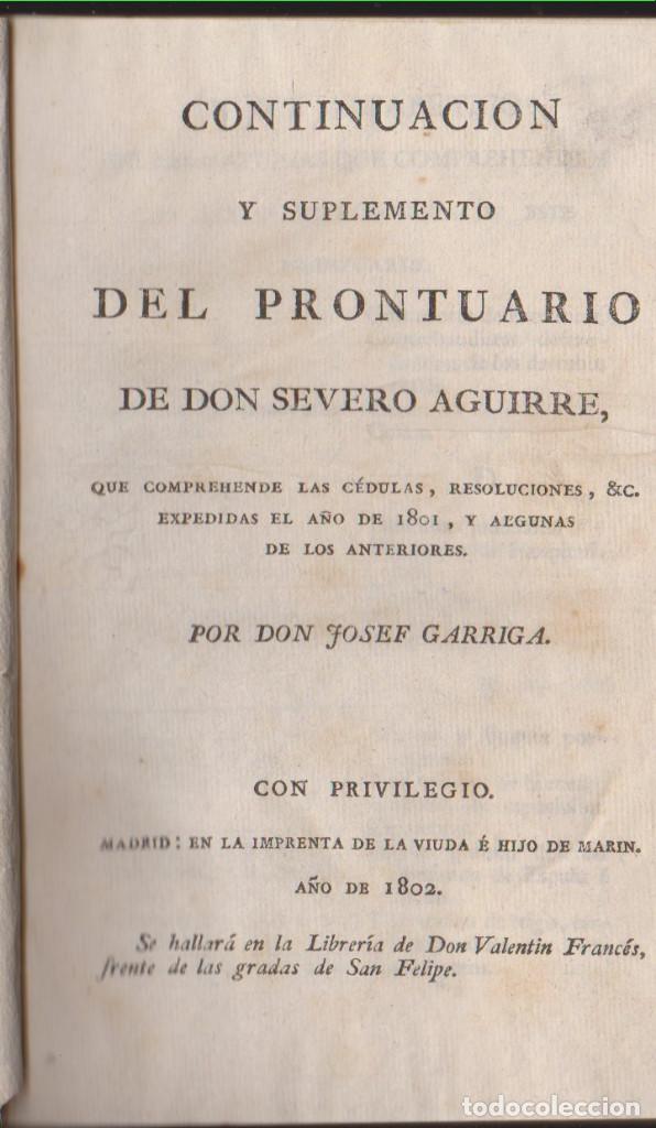 Libros antiguos: LIBRO QUE COMPRENDE LAS CEDULAS Y DISPOSICIONES REALES EXPEDIDAS EN EL A&Ntilde;O 1801