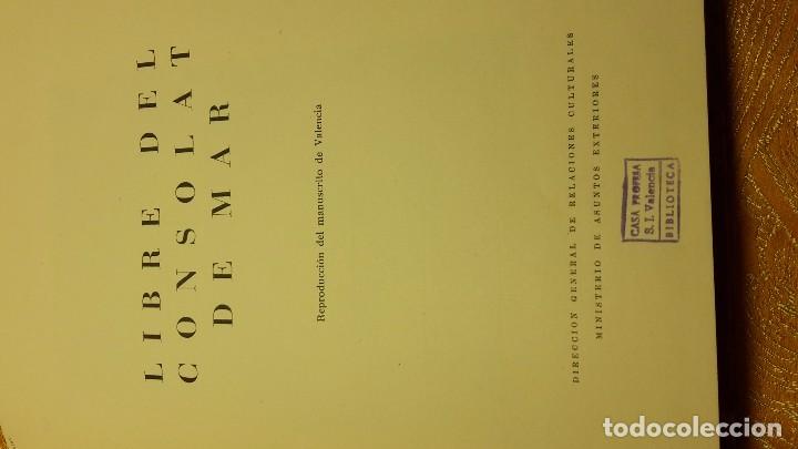 Libros antiguos: LIBRE DEL CONSOLAT DE MAR - Foto 4