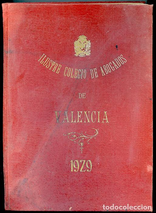 Libri antichi: Ilustre Colegio de Abogados de Valencia en el a&ntilde;o 1929