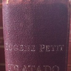 Libros antiguos: TRATADO ELEMENTAL DE DERECHO ROMANO EUGENE PETIT (1927)