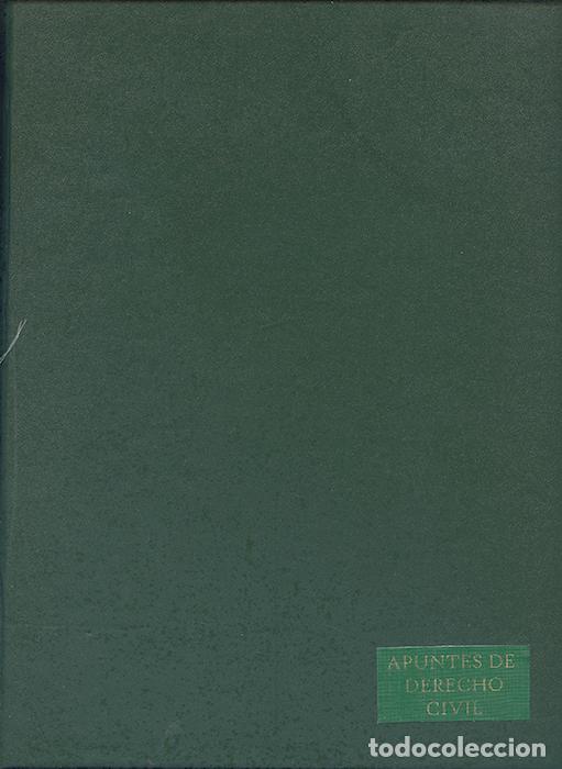 Libros antiguos: Apuntes de Derecho Civil. Universidad Literaria de Murcia. Escritos a m&aacute;quina. Nueva encuadernaci&oacute;n