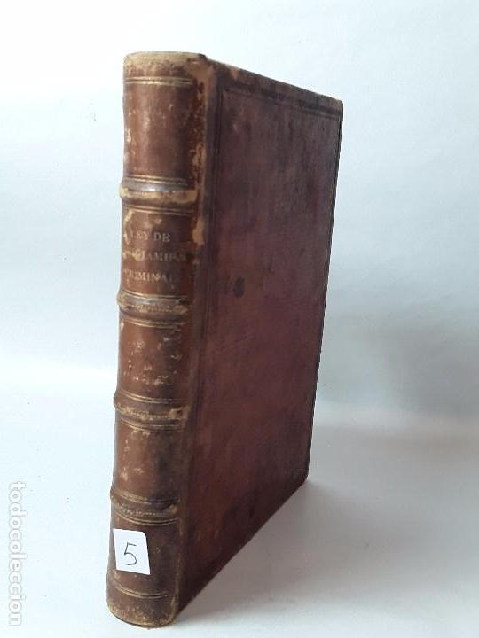 Libros antiguos: LEY DE ENJUICIAMIENTO CRIMINAL 1873 - VICENTE BAS Y CORTES