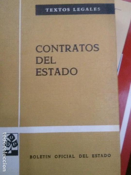 Libros antiguos: CONTRATO DE ESTADO , BOLETIN OFICIAL DEL ESTADO