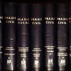 Libros antiguos: COLECCIÓN DIECIOCHO LIBROS PRAXIS FISCAL. Lote 102322543