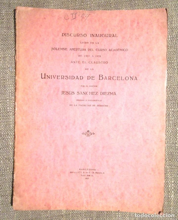 Libri antichi: Las formas de gobierno municipal seg&uacute;n el Estatuto vigente Jes&uacute;s S&aacute;nchez Diezma 1927 Univ Barcelona