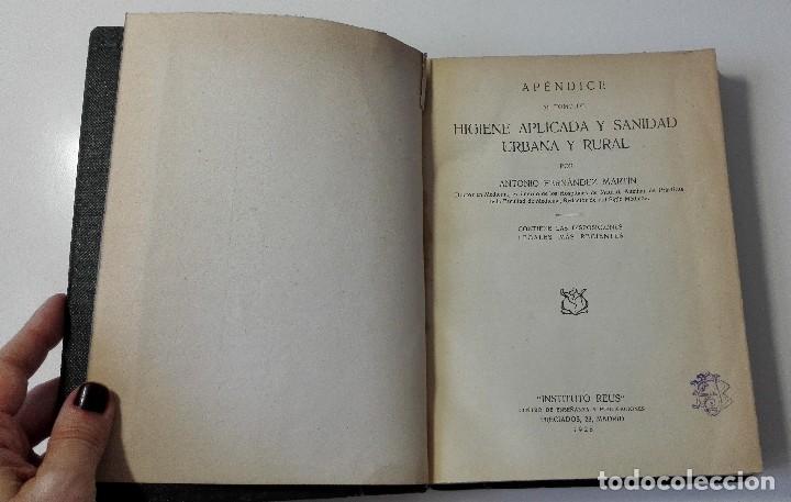 Livros antigos: HIGIENE PUBLICA: HIGIENE APLICADA Y SANIDAD URBANA RURAL (1928)