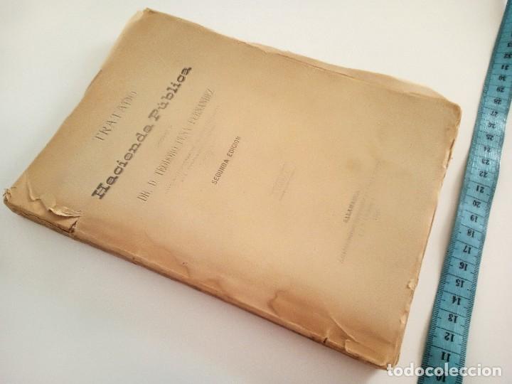 Libri antichi: LIBRO TRATADO HACIENDA P&Uacute;BLICA DE DR. D. TEODORO PE&Ntilde;A FERN&Aacute;NDEZ, 1896