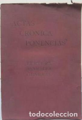 Libros antiguos: Tercera asamblea general de socieddes economicas espa&ntilde;olas de amigos del pais