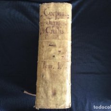 Libros antiguos: CORPUS IURIS CIVILIS ROMANI, CAROLUS VI ROMANORUM IMPERATOR SEMPER AUGUSTO,1740. Lote 122574423