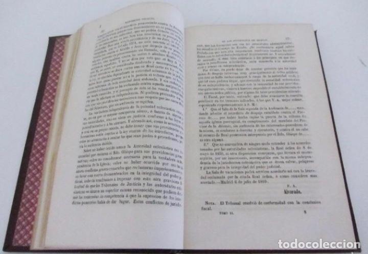 Libros antiguos: COLECCION DE DICTAMENES FISCALES. Tomos I y II (1863/1871) Seijas-Serna-De la Serna. - Foto 9 - 125864567