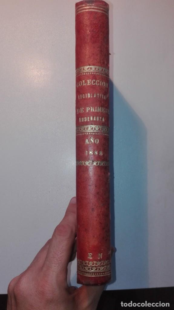 Libros antiguos: COLECCI&Oacute;N LEGISLATIVA DE PRIMERA ENSE&Ntilde;ANZA 1888 Junta de Inspecci&oacute;n y Estad&iacute;stica Madrid