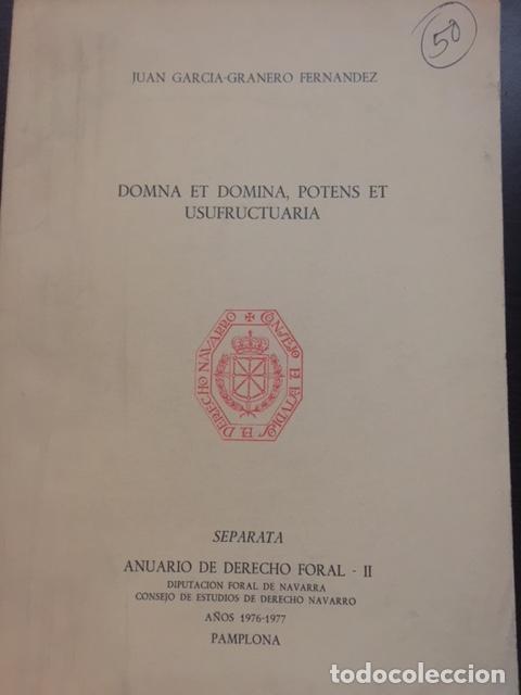Libri antichi: ANUARIO DEL DERECHO FORAL II