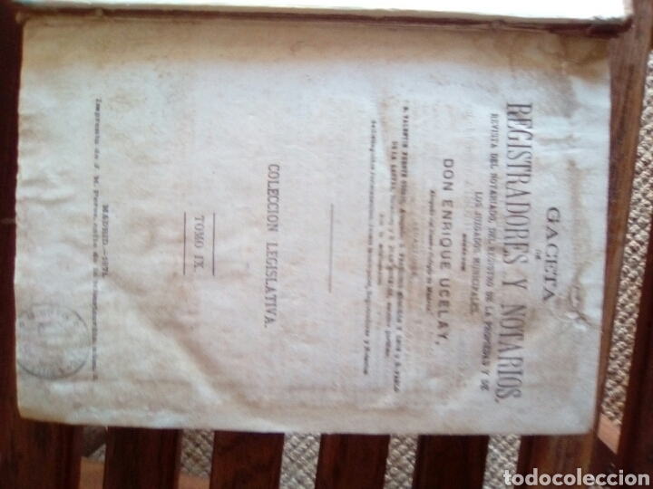 Libros antiguos: GACETA DE REGISTRADORS Y NOTARIOS DON ENRIQUE UCELAY