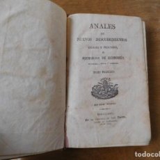 Libros antiguos: LIBRO ANALES DE NUEVOS DESCUBRIMIENTOS BARCELONA AÑO 1828