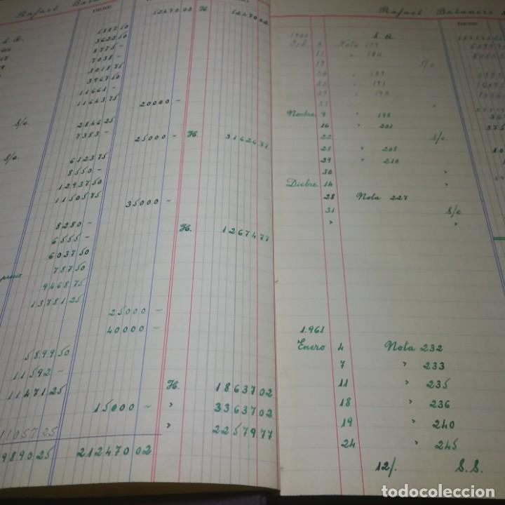Libros antiguos: LIBRO DE CUENTAS CORRIENTES. 1960. - Foto 6