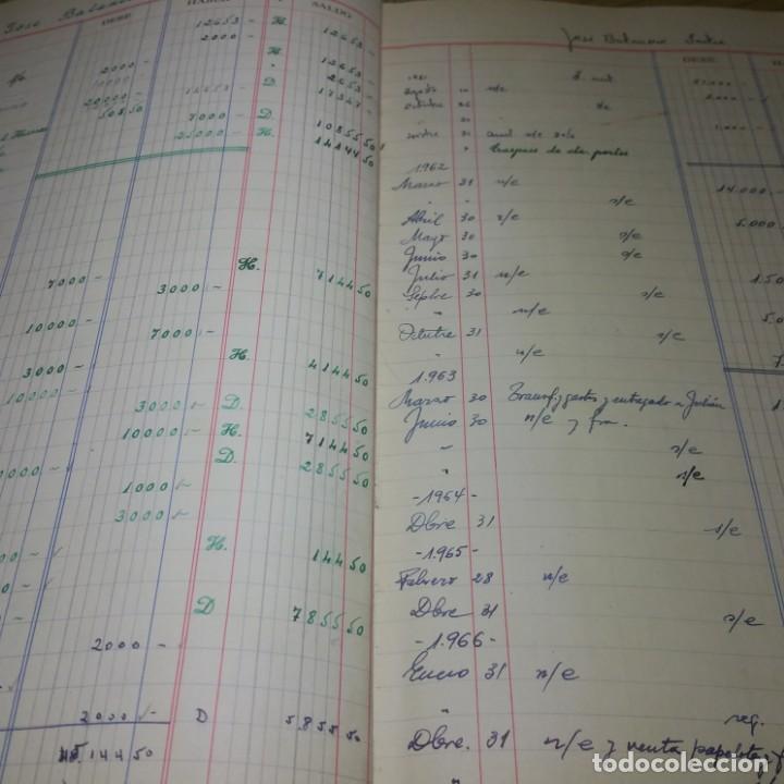 Libros antiguos: LIBRO DE CUENTAS CORRIENTES. 1960. - Foto 7