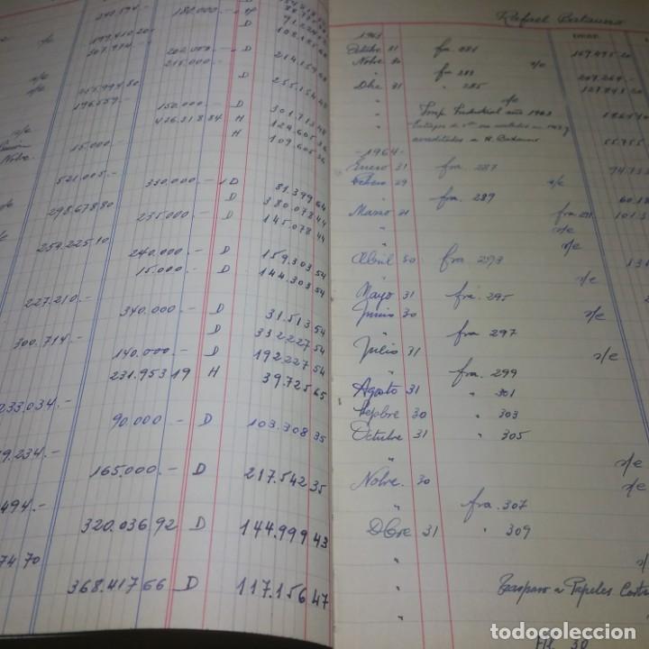 Libros antiguos: LIBRO DE CUENTAS CORRIENTES. 1960. - Foto 8