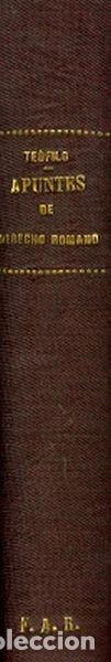 Libros antiguos: Apuntes de Derecho Romano - Foto 2
