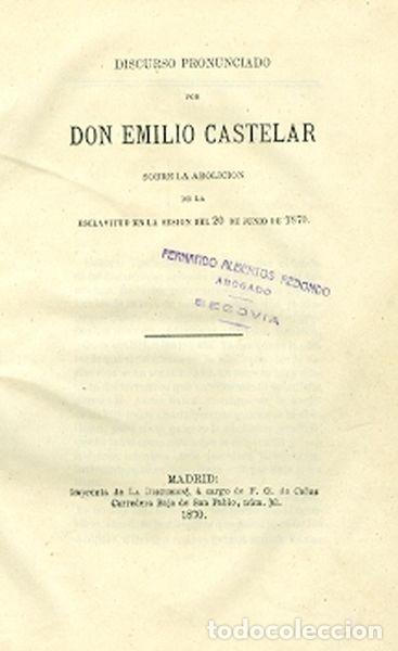 Libros antiguos: Abolici&oacute;n de la Esclavitud - Foto 1