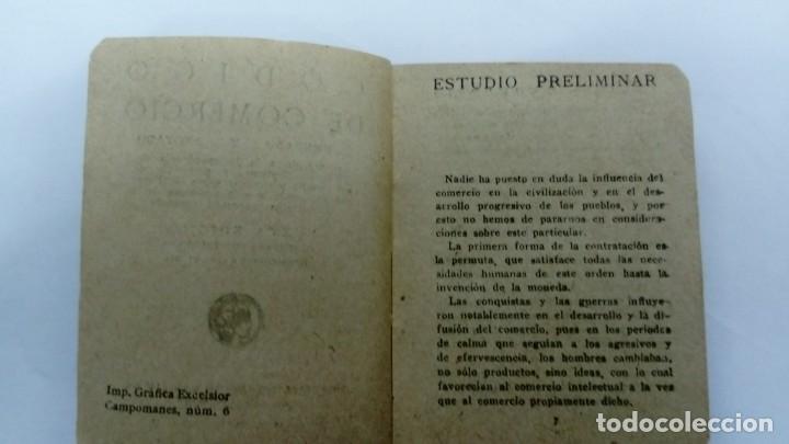 Libros antiguos: Peque&ntilde;o libro del C&oacute;digo de Comercio - Foto 4