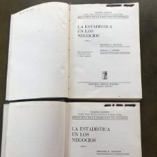 Libros antiguos: LA ESTADÍSTICA EN LOS NEGOCIOS. Lote 151010434