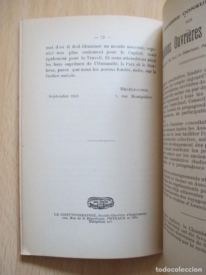 Libros antiguos: Une solution pacifique de la question sociale, de A. Hegelbacher - Foto 11