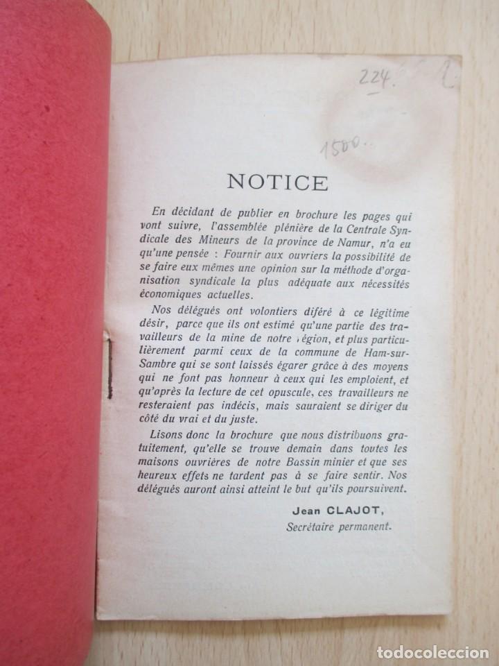 Libros antiguos: Les deux m&eacute;thodes du syndicalisme - Foto 3
