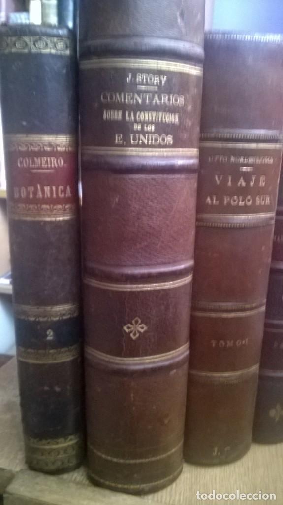 Libri antichi: COMENTARIO SOBRE LA CONSTITUCION FEDERAL DE LOS ESTADOS UNIDOS -J.STORY -1881-Vol. I y II
