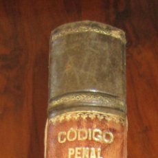 Libros antiguos: CÓDIGO PENAL REFORMADO DE 1870 SUPLEMENTO TERCERO 1887 (LOMO PIEL)