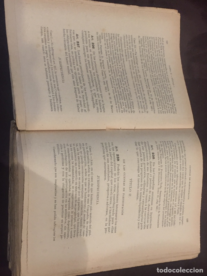 Libros antiguos: C&oacute;digo de comercio 1911 - Foto 3