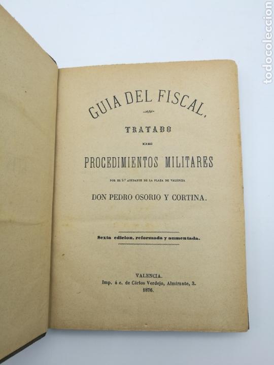 Libros antiguos: Tratado de procedimientos militares 1876