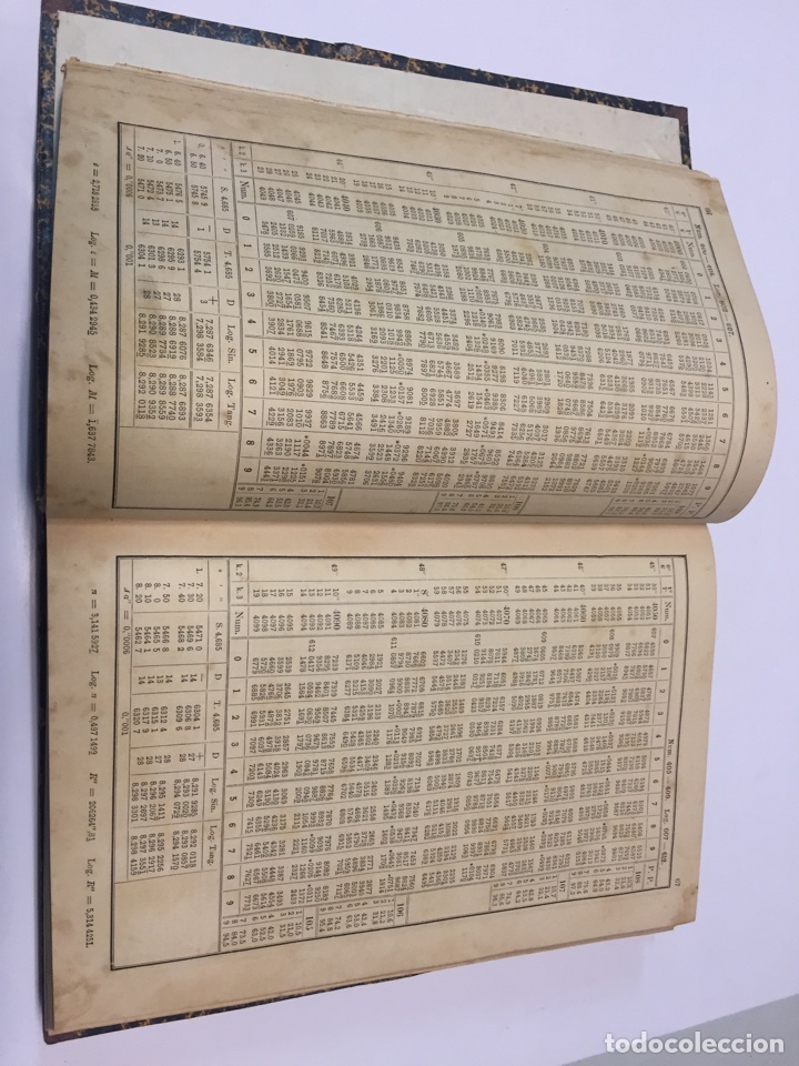 Libros antiguos: Tabla de logaritmos Franc&eacute;s - Foto 4